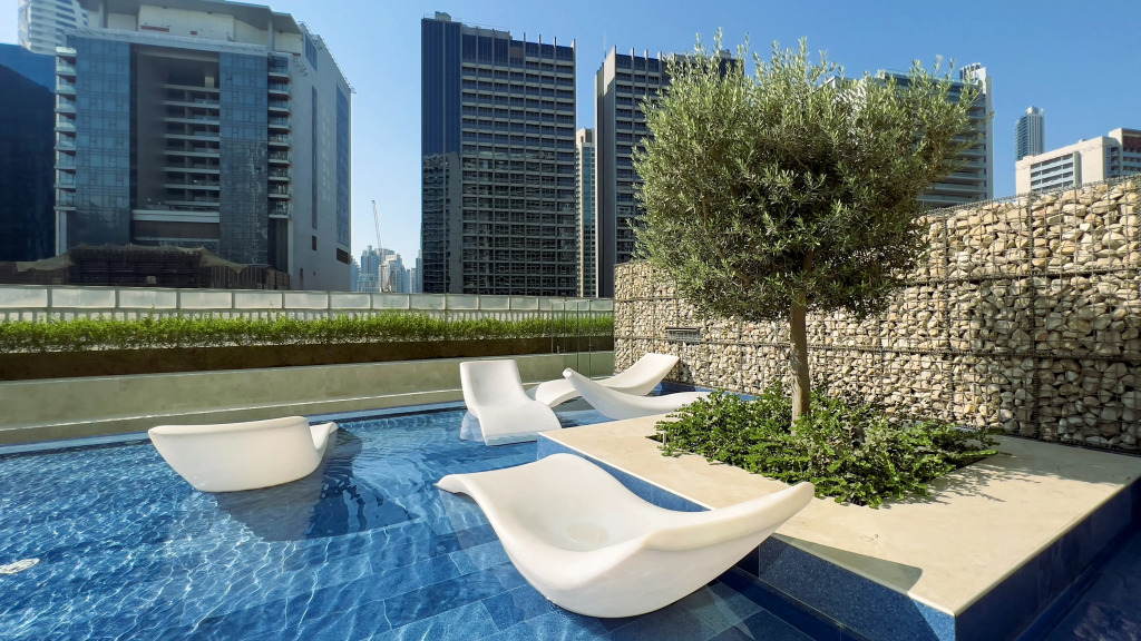 Апартаменты Keyrock Living Chic Reva 1BR with Pool Access