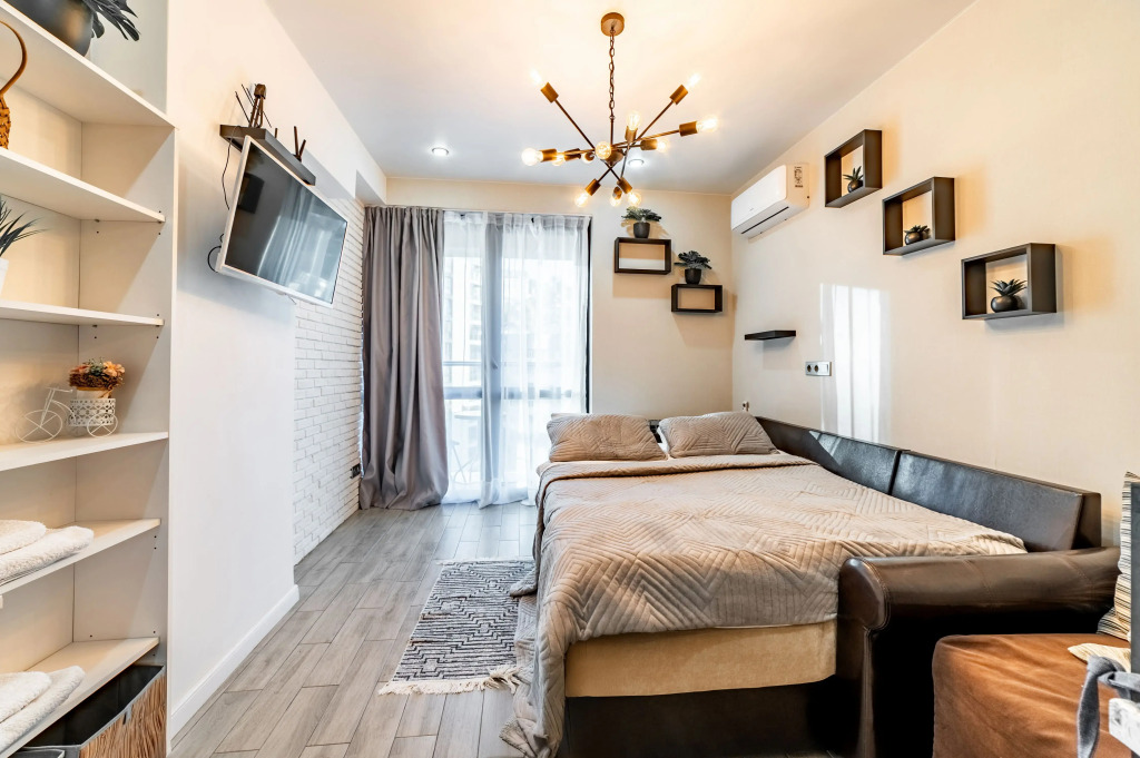 Апартаменты Sun city apartments ЖК Сокол с балконом