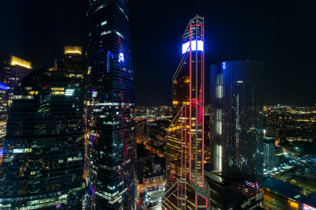 Апартаменты Sky City Moscow 51 Этаж! 140 метров! Саундбар! Подсветка под любое настроение! Дорогой вид на башни и город!