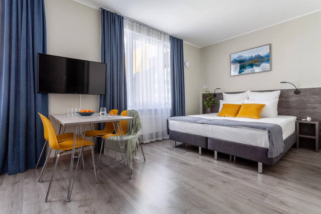 Квартира V Apartments в скандинавском стиле в 15 минутах от Пулково