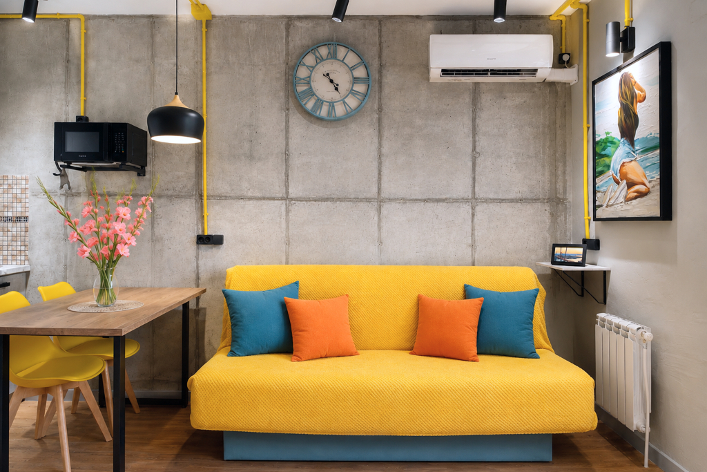 Квартира Уютная в Стиле Loft с Видом на Море в ЖК Аякс