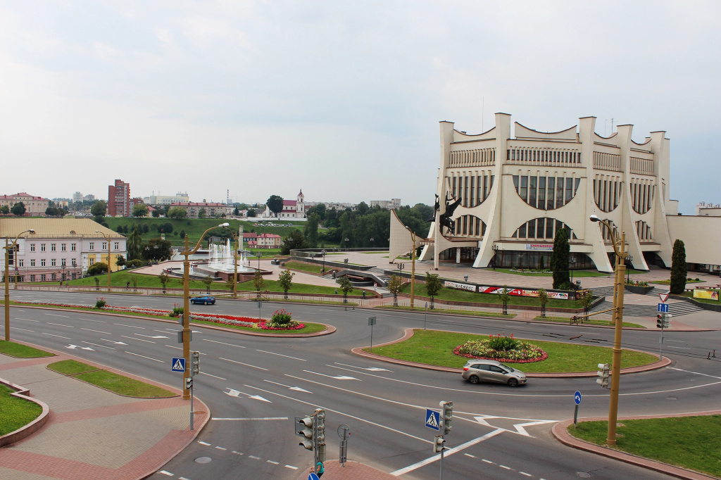 Апартаменты в Центре Гродно с видом на город