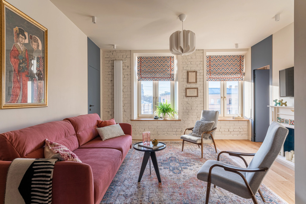 Апартаменты D apartments С 2-мя спальнями с видом на канал Грибоедова и Никольский Собор