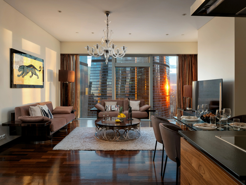 Квартира GM Apartments Премиальная Видовая в Москва Сити