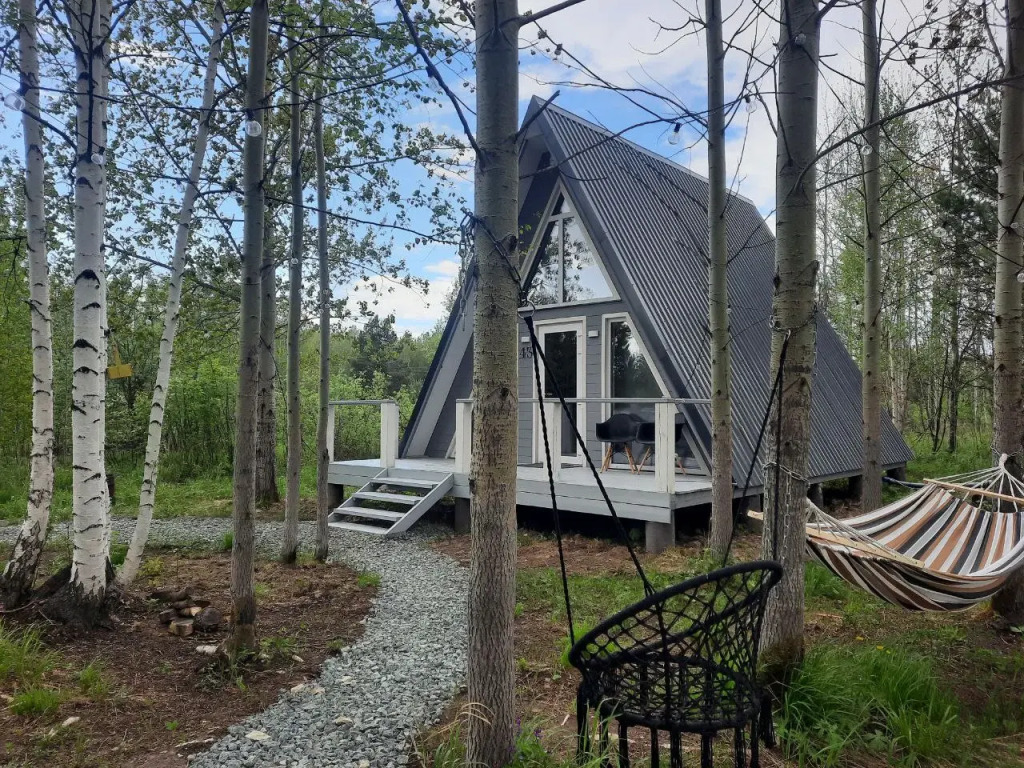 Гостевой дом уютный A-frame Свобода леса