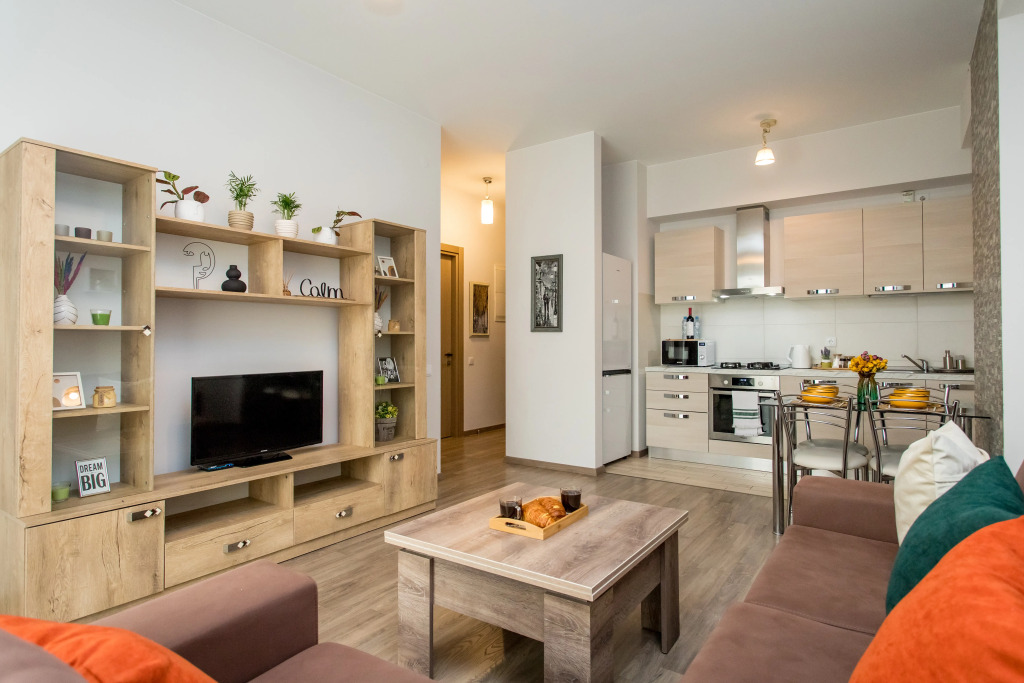 Apartments with a Scenic View of Mtatsminda and the City Skyline