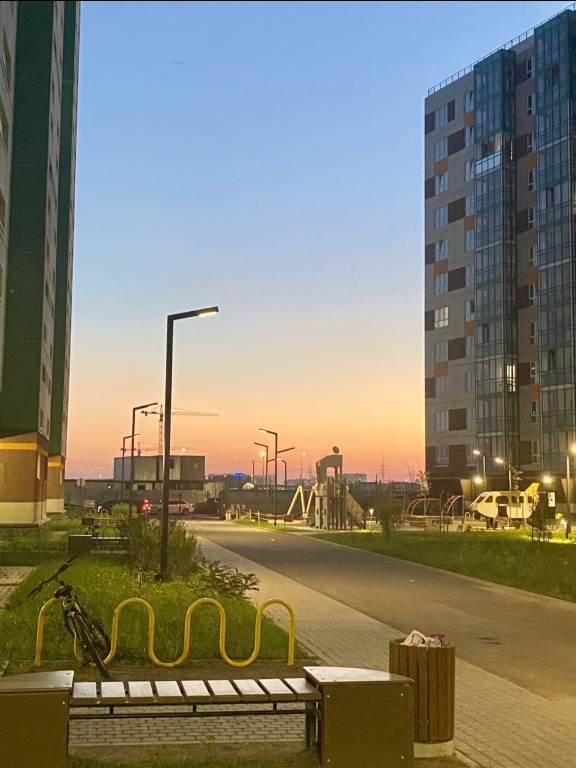 Квартира Уютная студия недалеко от аэропорта Пулково