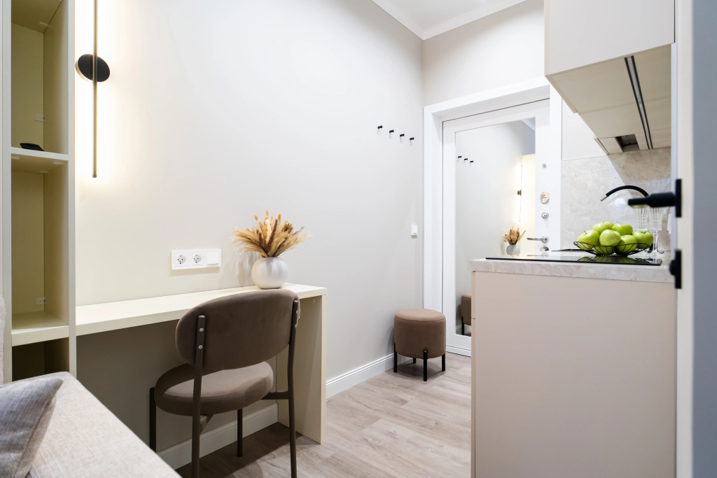 Квартира Квартира-студия, 18 м², 1 кровать