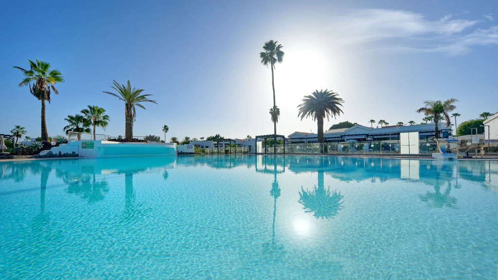 Maspalomas Lago Canary Sunset