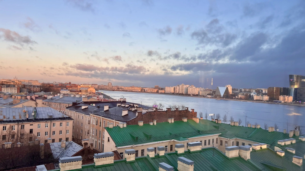 Апартаменты в центре с видом на Неву
