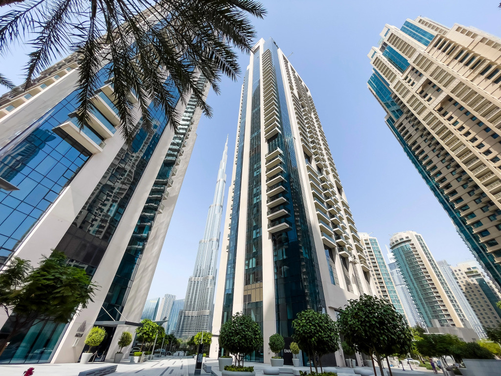 Апартаменты Уютные 1Bdr апартаменты в Downtown