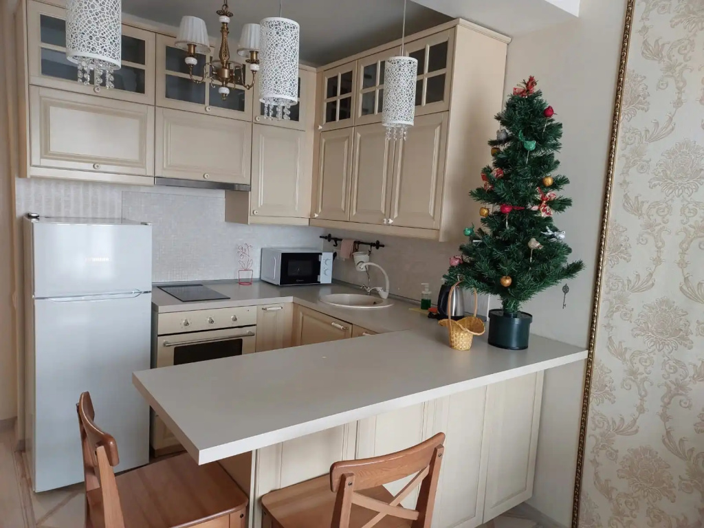 Квартира в новом доме с красивым видом на город