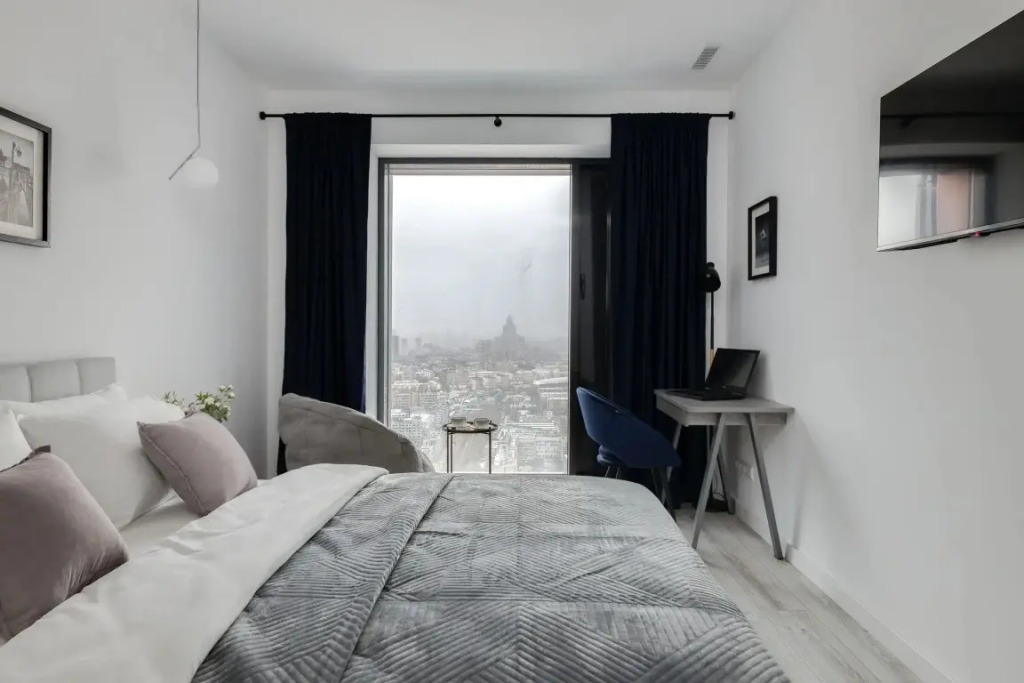 Апартаменты SMART LOFTS | Terrace | Вид с 45 этажа | 2 спальни | В 1 мин. от метро