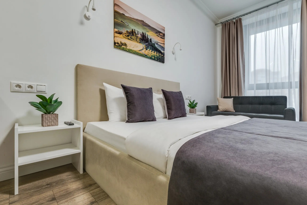 Апартаменты Стандартные с Красивым Видом и Балконом Business Apartments