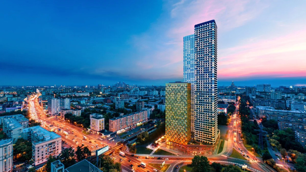 Апартаменты SMART LOFTS | Panorama | 52 этаж с видом на закат | Отдельная спальня | У метро