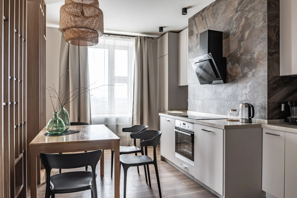 Квартира Moscow Deluxe Apartments Family suite city view-2