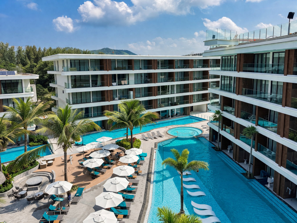 Квартира Top Location Kora 1BR Near Beach Pool & Balcony