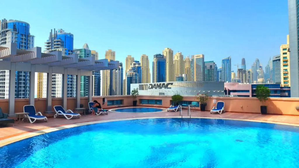 Квартира Luxury and spacious full Marina view