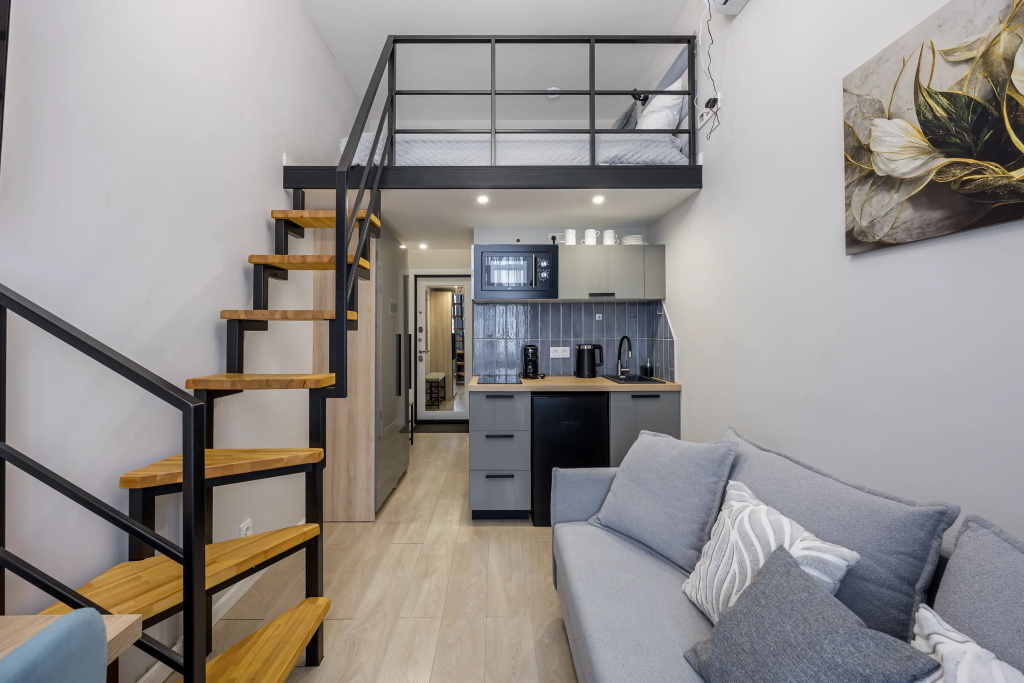 Апартаменты Квартира-студия 16 м² 2 Кровати