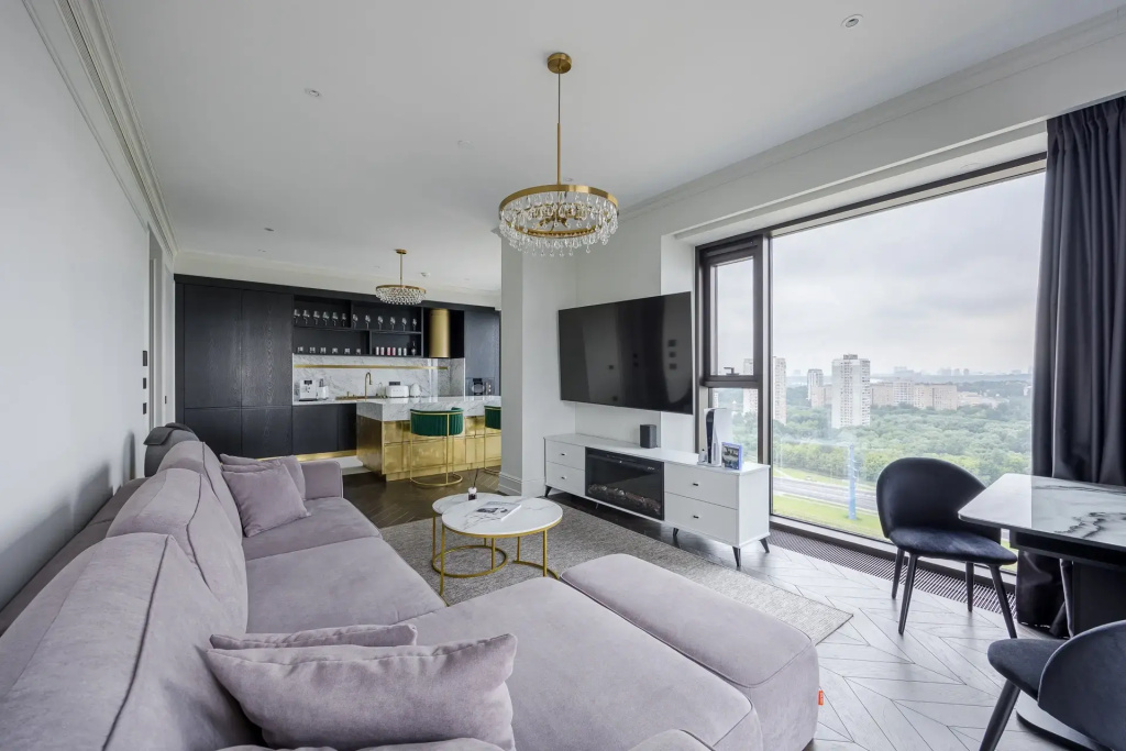Апартаменты 3х комнатные в 5* комплексе Поклонная 9