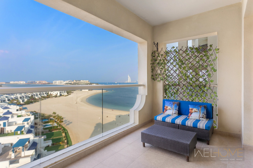Апартаменты WelHome - Breathtaking 1BR Apartment Shoreline The Palm