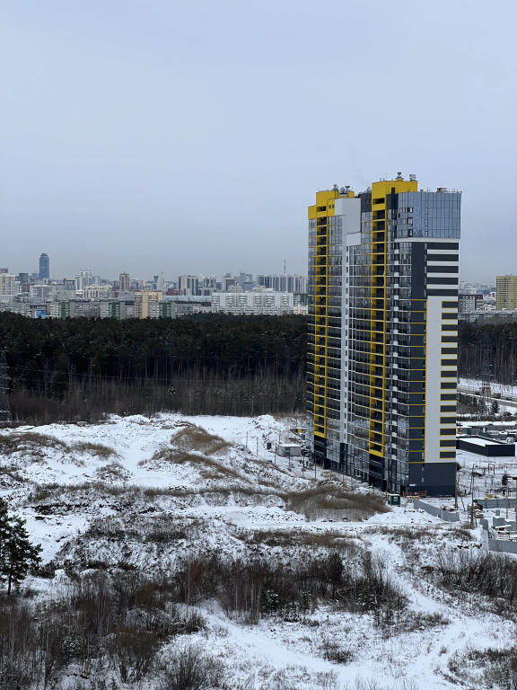Квартира Студия возле ТЦ на 18 этаже с видом на город