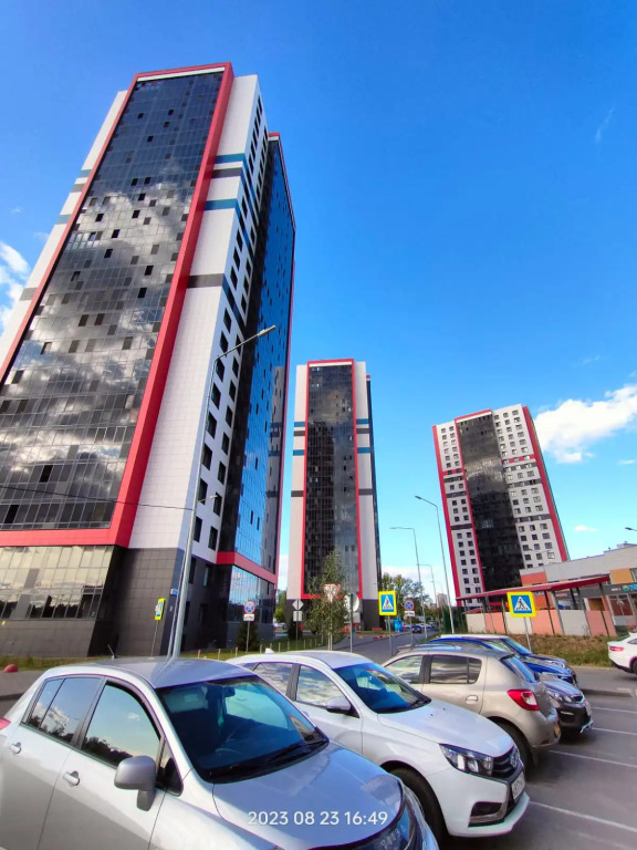Квартира Евродвушка в новом доме у метро Горки, 4 кровати