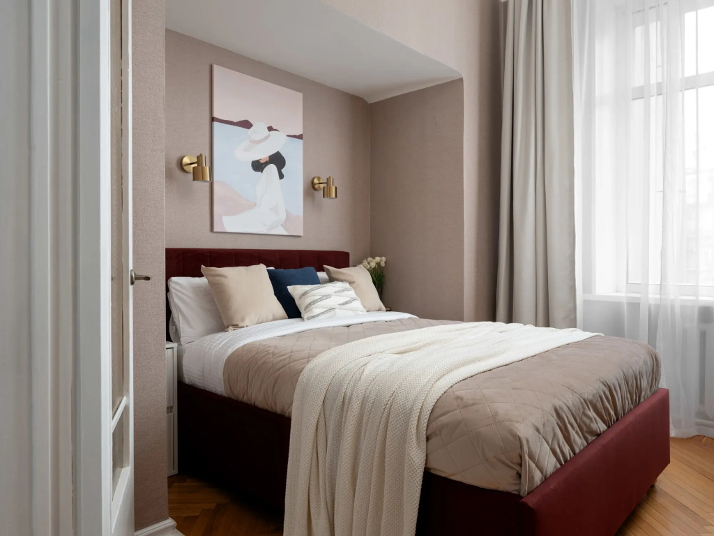 Квартира GM Apartments Просторная квартира с тремя спальными и балконом с видом на Театр Эстрады