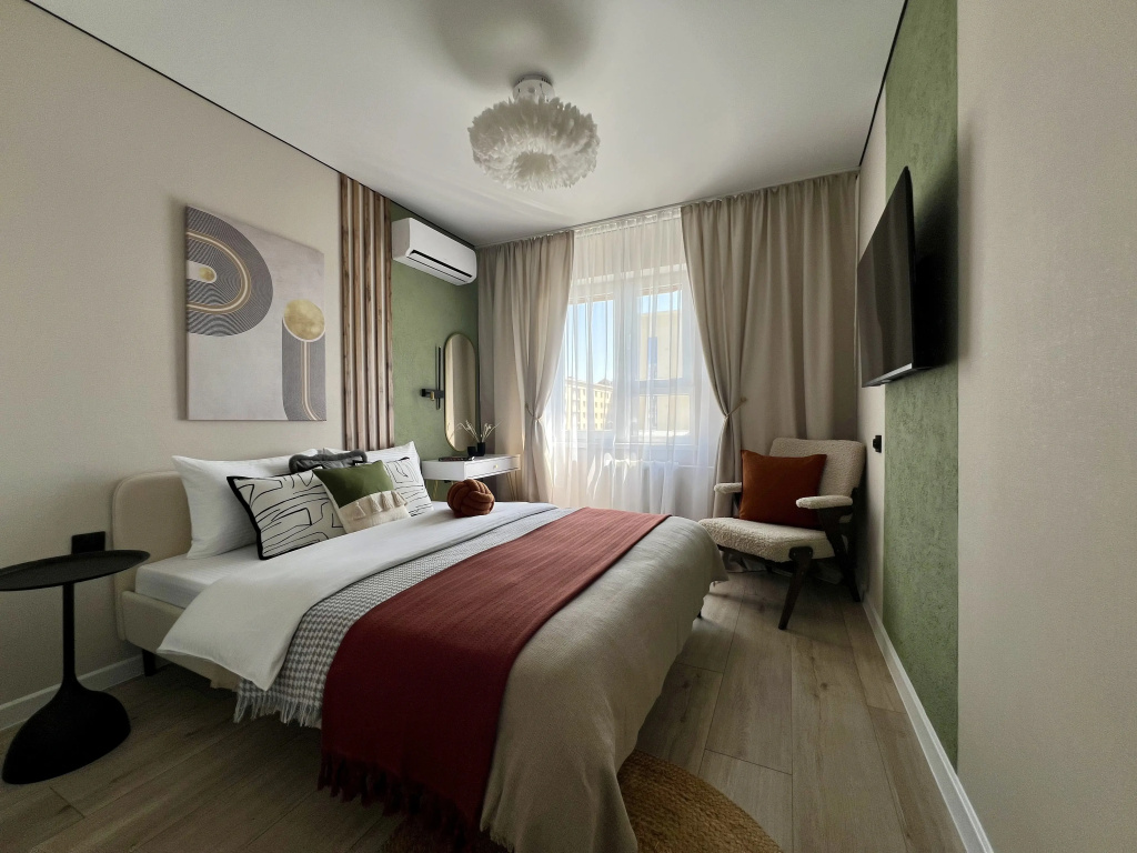 Квартира SOUTH CITY Двухкомнатная с дизайнерским ремонтом
