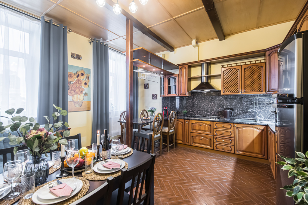 Квартира GM Apartments с видом на МИД