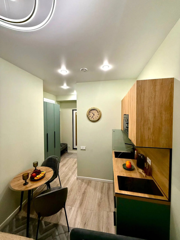 Апартаменты студия, 17 м², 1 кровать