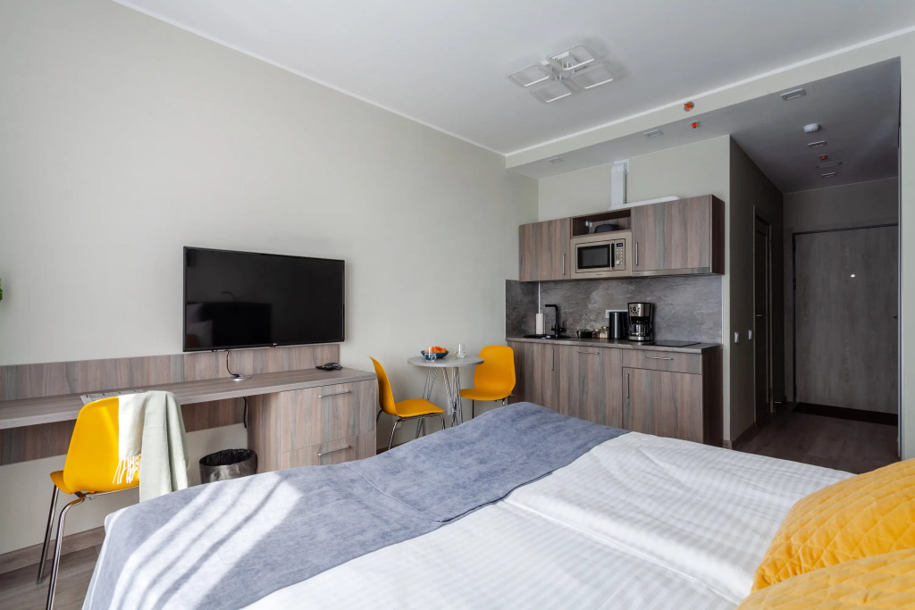 Квартира V Apartments в скандинавском стиле в 15 минутах от Пулково