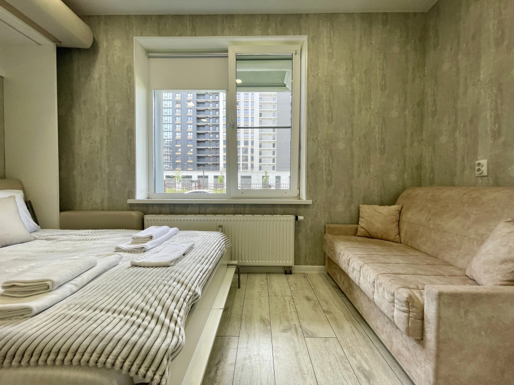 Квартира - студия, метро Московская Rauktis apartments