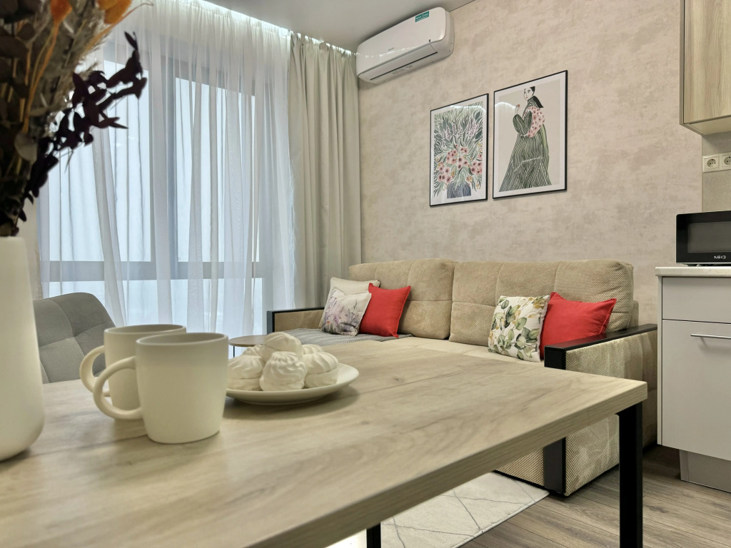 Квартира 2к квартира в ЖК Discovery Park 42м 2 кровати