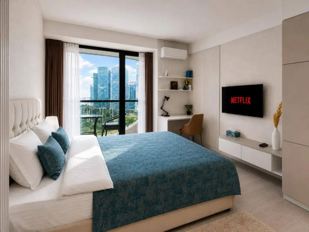 Апартаменты Студия 15 этаж | Панорама Tashkent City | U-Tower