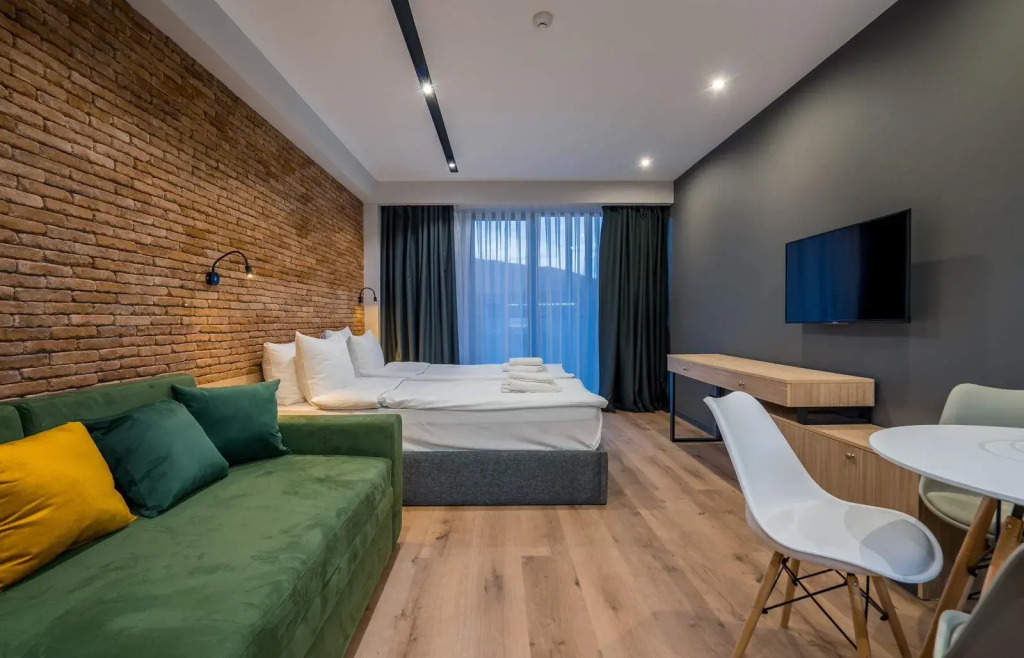 Апарт-отель New Gudauri Atrium Modern Apartments with Ski in/out