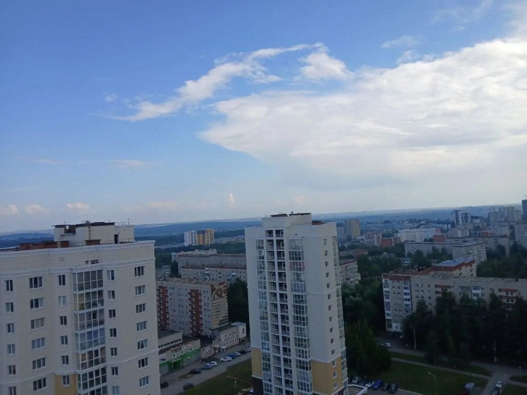 Квартира Уютная с красивым видом и окна