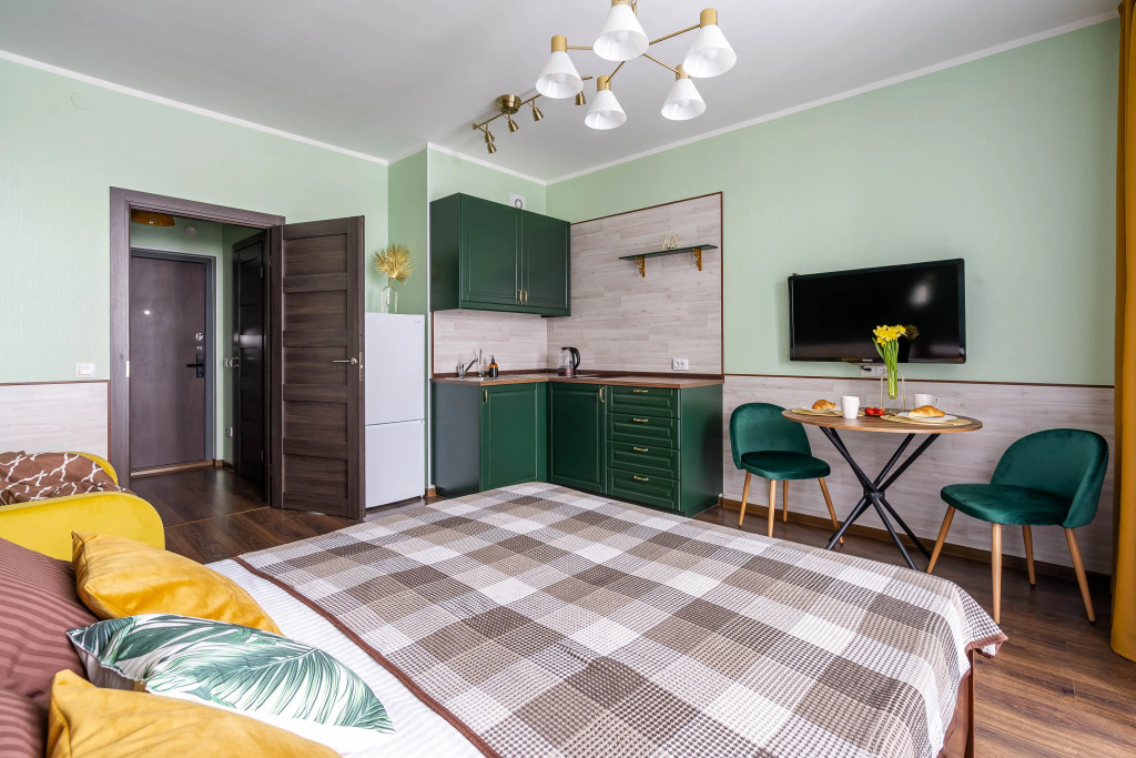 Апартаменты Green studio Emerald