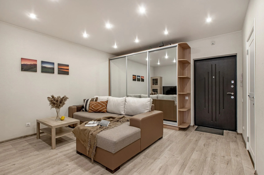 Квартира Piter Apartments евродвушка Солнечные в ЖК Времена Года