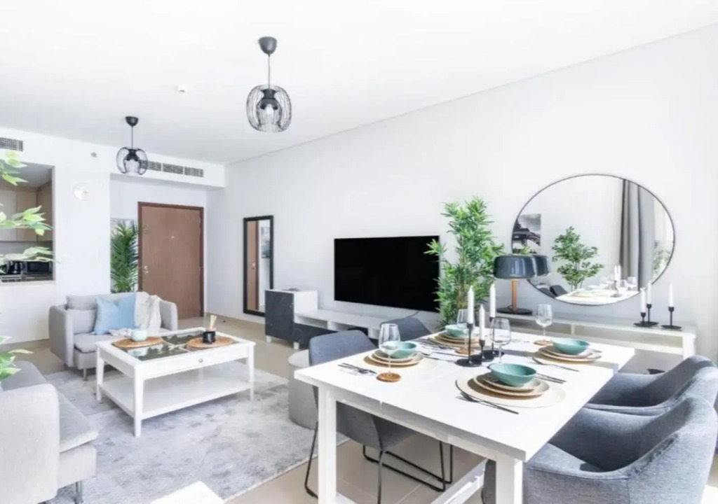 Апартаменты Luxury 2BR at 5242 Emaar Dubai Ain & Palm Views