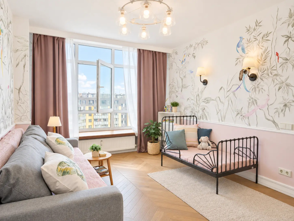 Апартаменты Стильная квартира с террасой на крыше в Пушкине