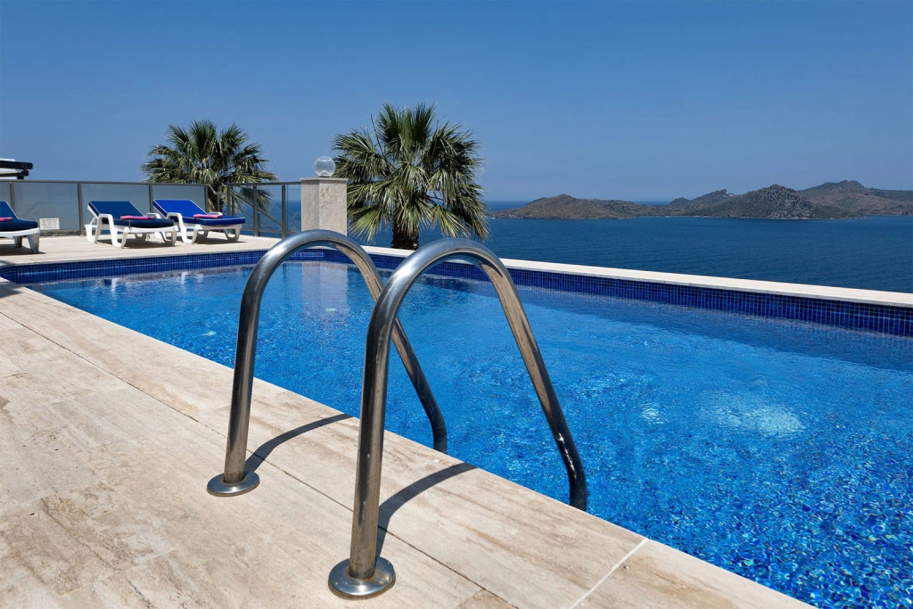 Вилла 3 Bedroom Villa with Private Pool and Sea View for Rent in Bodrum Yalıkavak BD4148