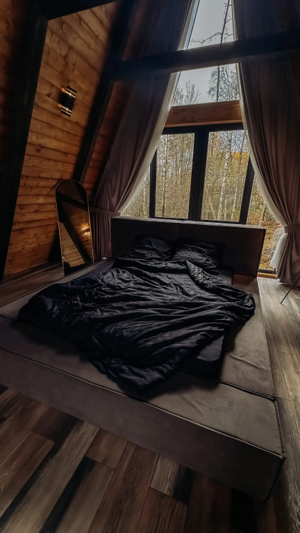 Частный дом A-frame Ванхейм с сибирским чаном