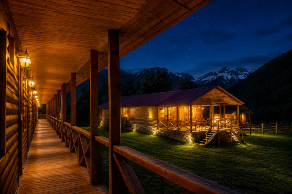 Отель Ushba Hill Panoramic Lodge Becho