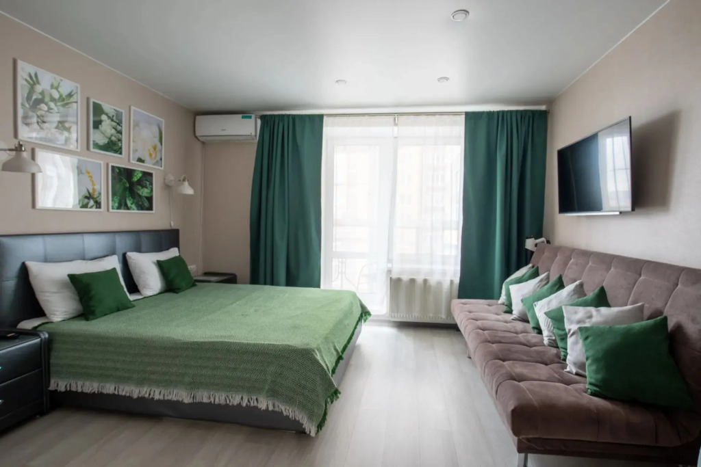 Квартира-студия, 25м² 2 кровати