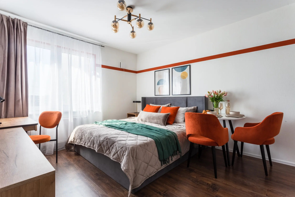 Квартира Уютная Eliza Home Рядом с Метро Автово