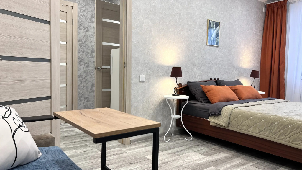 Квартира 1-к 35м 2 кровати