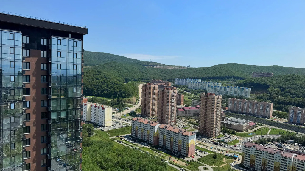 Квартира Уютная однокомнатная с панорамным балконом
