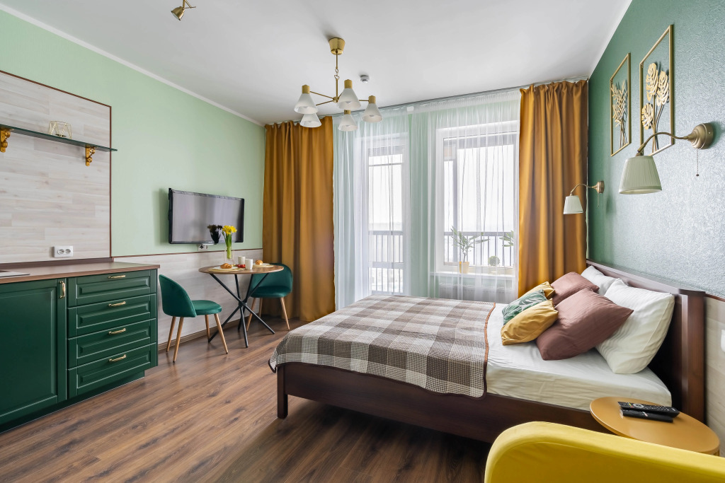 Апартаменты Green studio Emerald