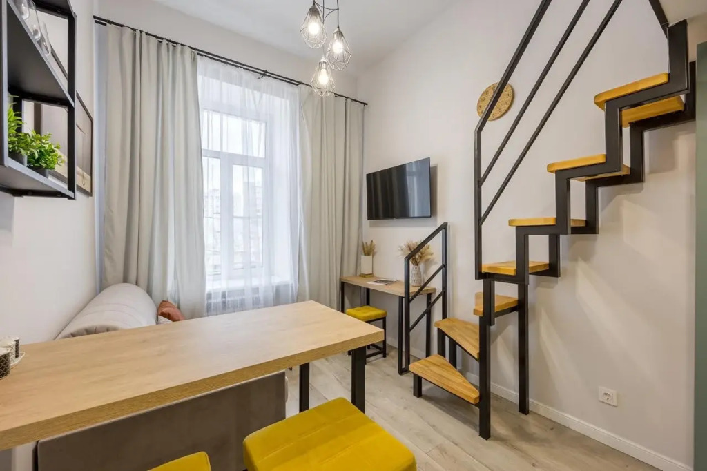 Апартаменты Студия 18 м² 2 Кровати